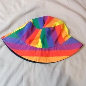 Rainbow pride bucket hat